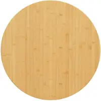 vidaXL Dessus de table Ø60x4 cm bambou