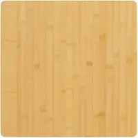 vidaXL Dessus de table 60x60x2,5 cm bambou