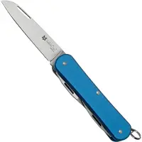 FOX Vulpis 3-Tools FX-VP130-3SB N690Co, Aluminium Sky Blue, couteau suisse