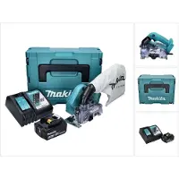 Makita DCC 500 RT Scie circulaire diamant sans fil 18 V - 125 mm - Brushless + 1x Batterie 5,0 Ah + Chargeur + Makpac
