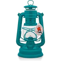 Feuerhand Hurricane Lantern 276, lanterne, bleu sarcelle