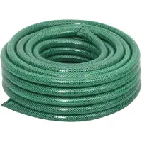 vidaXL Tuyau d'arrosage avec kit d'accouplement vert 0,75" 10 m PVC