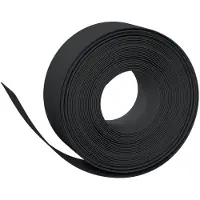 vidaXL Bordure de pelouse Noir 10 m 20 cm Polyéthylène