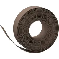 vidaXL Bordure de pelouse 3 pcs. Marron 10 m 15 cm Polyéthylène