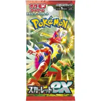 Pokemon Trading Card Game Jeu de cartes Pokémon Écarlate, édition japonaise, pochette, 1 unité, multicolore. Adapté aux enfants, multicolore, taille unique