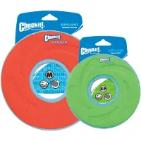 Chuckit! Chuckit Zipflight Frisbee Flottant Planant Un Jouet Polyvalent Pour Chien Taille S Couleurs Assorties
