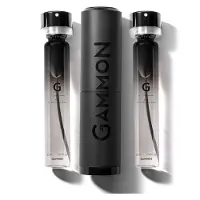 GAMMON 9458 Black Notes Parfum Starter Set G (2x20 ml), le parfum aromatique et fruité BLACK GUITAR Hommes (Coffret de parfum)