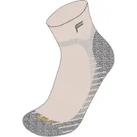 Fuse Hommes, Chaussettes de sport, Protection extérieure Trekking E 100 / 35-38 Chaussettes blanches et graphite (35 - 38), Blanc
