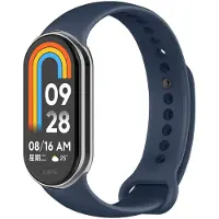 IMoshion Bracelet sport en silicone pour Xiaomi Smart Band 8 / 9 - Bleu foncé