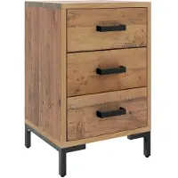 vidaXL Table de chevet Marron 40x30x55 cm Bois de pin massif