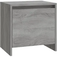 vidaXL Table de chevet Sonoma gris 45x34x44,5 cm bois d'ingénierie