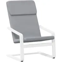vidaXL Fauteuil relax gris clair Tissu