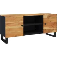 vidaXL Armoire TV 105x33x46 cm en bois massif d'acacia