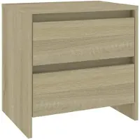 vidaXL Table de chevet chêne sonoma 45x34,5x44,5 cm bois d’ingénierie