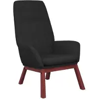 vidaXL Fauteuil relax noir tissu