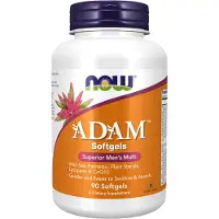 Now compl te Adam Men's Multivitamin avec Saw Palmetto Plant Sterols Lycop ne & CoQ10 90 SoftGels