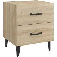 vidaXL Table de chevet Chêne sonoma 40x35x47,5 cm