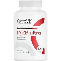OstroVit MgZB Ultra - Supplément de magnésium et zinc B6 hautement dosé, 120 comprimés