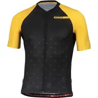 Eltin Resistance Short Sleeve Jersey Jaune,Noir L Homme
