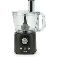 Wilfa FP1B-1000 Processeur alimentaire essentiel (sort), Processeur d'aliments, Noir, Transparent