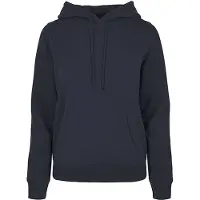Build Your Brand Basic Hoodie Bleu 3XL Femme