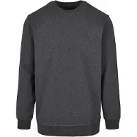 Build Your Brand Basic Crewneck Charcoal - Build Your Brand BB003 - Taille L