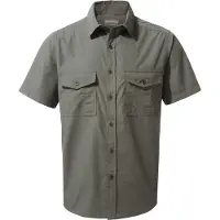 Craghoppers Kiwi Short Sleeve Shirt Gris M Homme