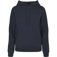 Build Your Brand Basic Hoodie Bleu 2XL Femme