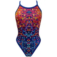 Turbo Pixels Revolution Swimsuit Multicolore 2XL Femme