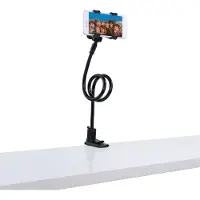 Remax Col de cygne, Support pour smartphone, Noir