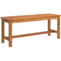 vidaXL Banc de jardin 110x35x45 cm bois massif acacia