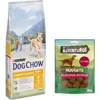 Dog chow 2x14kg PURINA Complet/Classic, poulet - Croquettes pour chien