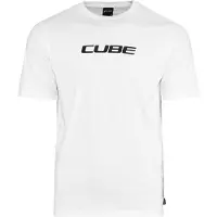Cube Organic Classic Logo Short Sleeve T-shirt Blanc L Homme