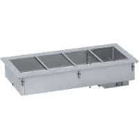 CombiSteel Bain-Marie GN4/1 avec remplissage automatique d'eau