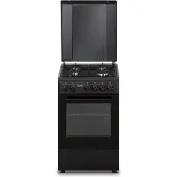Oceanic OCEACG50GW, table de cuisson à gaz, 4 brûleurs, four à gaz de 45 litres, blanc, 49,8 x 61 x 86 cm