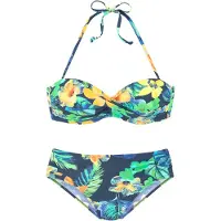 LASCANA Bikini bleu / mélange de couleurs
