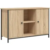 vidaXL Armoire TV Chêne Sonoma 100x35x65 cm Bois composite