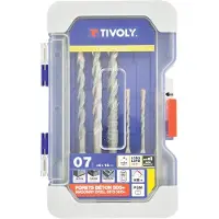 Tivoly Forets Béton SDS Speeder 2 Mallette Ranger 7 pièces