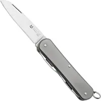FOX Vulpis FX-VP130-3TI, M390, Sandblasted Titanium, couteau de poche