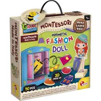 Lisciani Poupée En Bois Pour Créer Des Tenues Fantastiques - Lisciani - Méthode Montessori