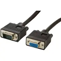 PremiumCord KPVC05 Câble VGA VGA (D-Sub) Noir (5 m), Câble vidéo, Noir