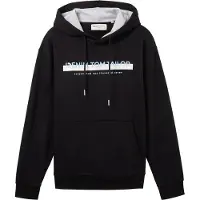 Tom Tailor 1038755 Print Hoodie Noir L Homme
