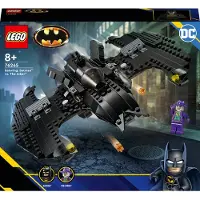 LEGO 76265 DC Batwing : Batman vs Joker, jouet, avion iconique du film Batman 1989 et 2 minifigures, jeu de super-héros, cadeau d'anniversaire pour enfants, garçons et filles