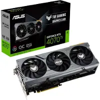 Asus TUF GeForce RTX 4070 Ti Gaming OC O12G 12GB TUF-RTX4070TI-O12G-Gaming - Carte graphique - 12.288 MB