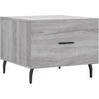 vidaXL Table basse Gris Sonoma 50x50x40 cm Bois composite