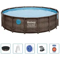 Bestway Power Steel Ensemble de piscines 488x122 cm
