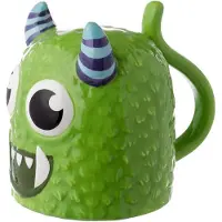 Puckator Monstarz monstre vert tasse en céramique renversée