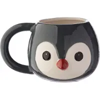 Puckator Adoramals Pinguin geformte Tasse aus Dolomit-Keramik