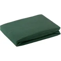 Eurofirany DESIGN 91 Cotton sheet with rubber JERSEY, 140X200 + 30CM, 125 g / m2, color : green (140 x 200 cm)