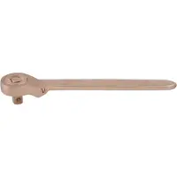 Ks Tools BERYLLIUMplus Cliquet à denture avec carré traversant 1/4